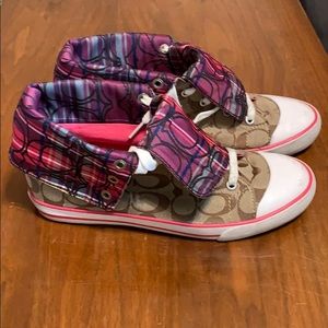 Coach high top sneakers